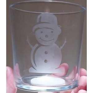 Snowman Glass